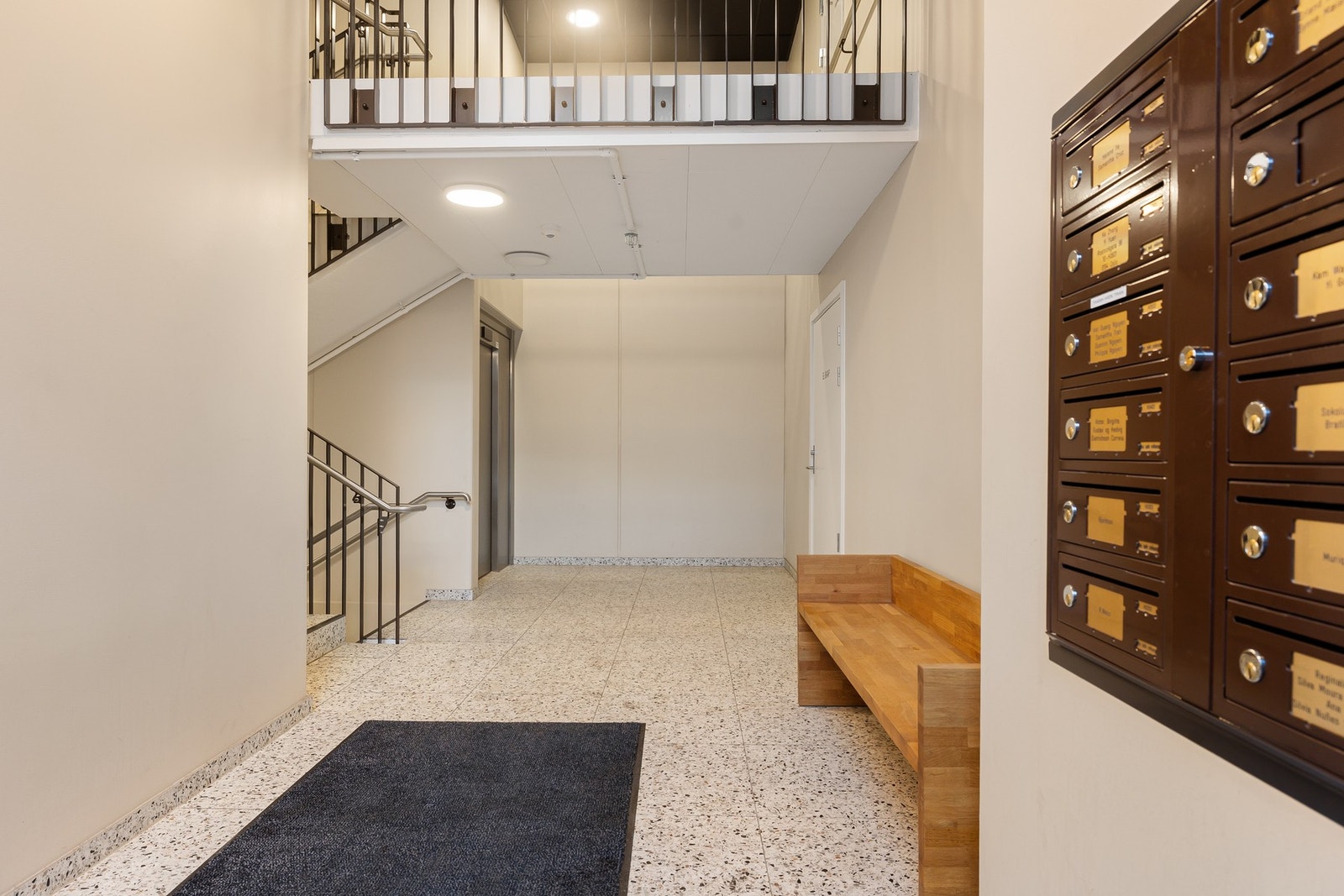 Fellesarealet har et stilrent preg. Galleribilde