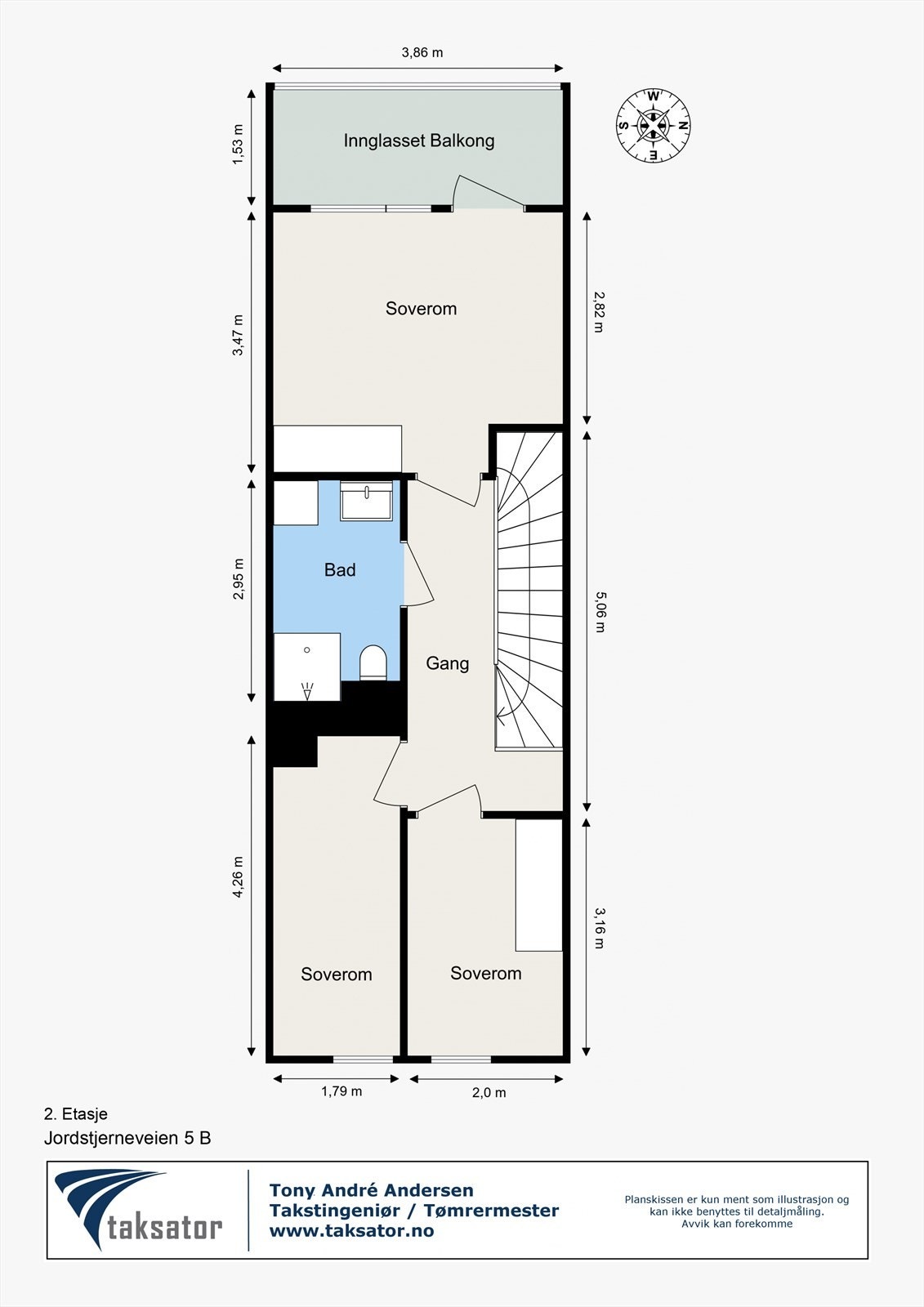 Plantegning 2.etasje Galleribilde