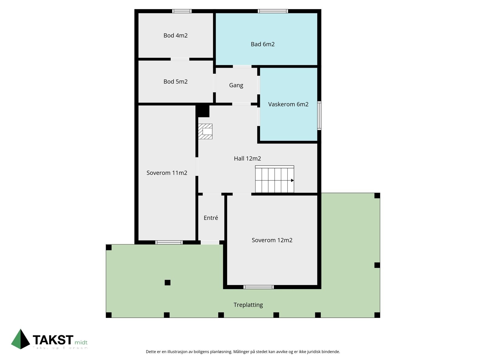 Planskisse underetasjen Galleribilde