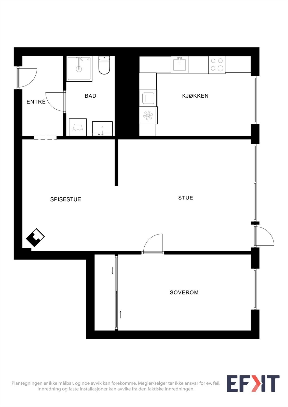 Plantegning. Galleribilde