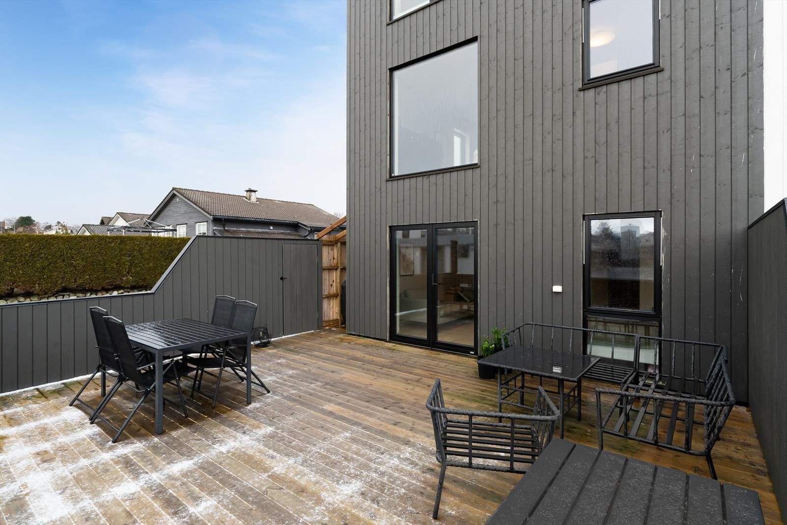 Skjermet uteplass Galleribilde