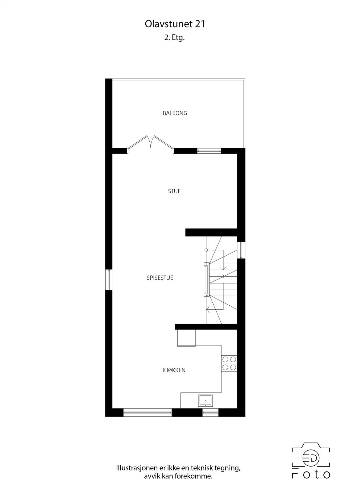 Plantegning hovedetasje Galleribilde