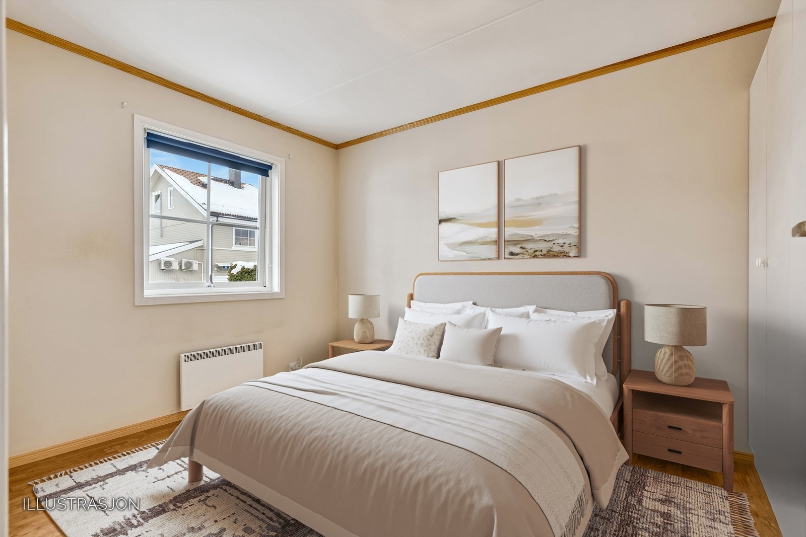 Soverom- Illustrasjon Galleribilde