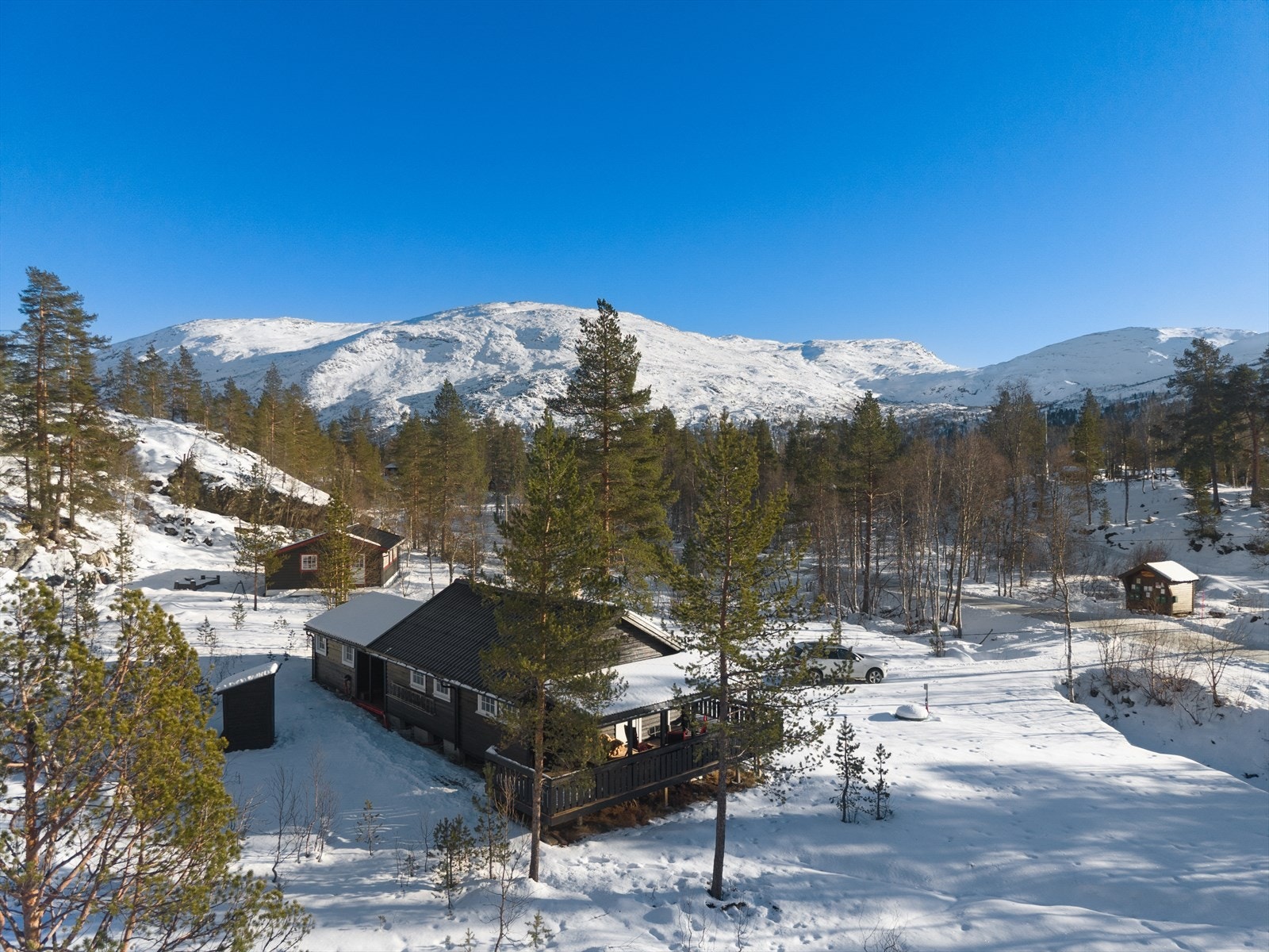 Mjølfjell er et helt unikt hytteområde i Voss Herad, ca. 2,5 timers kjøretur fra Bergen Galleribilde