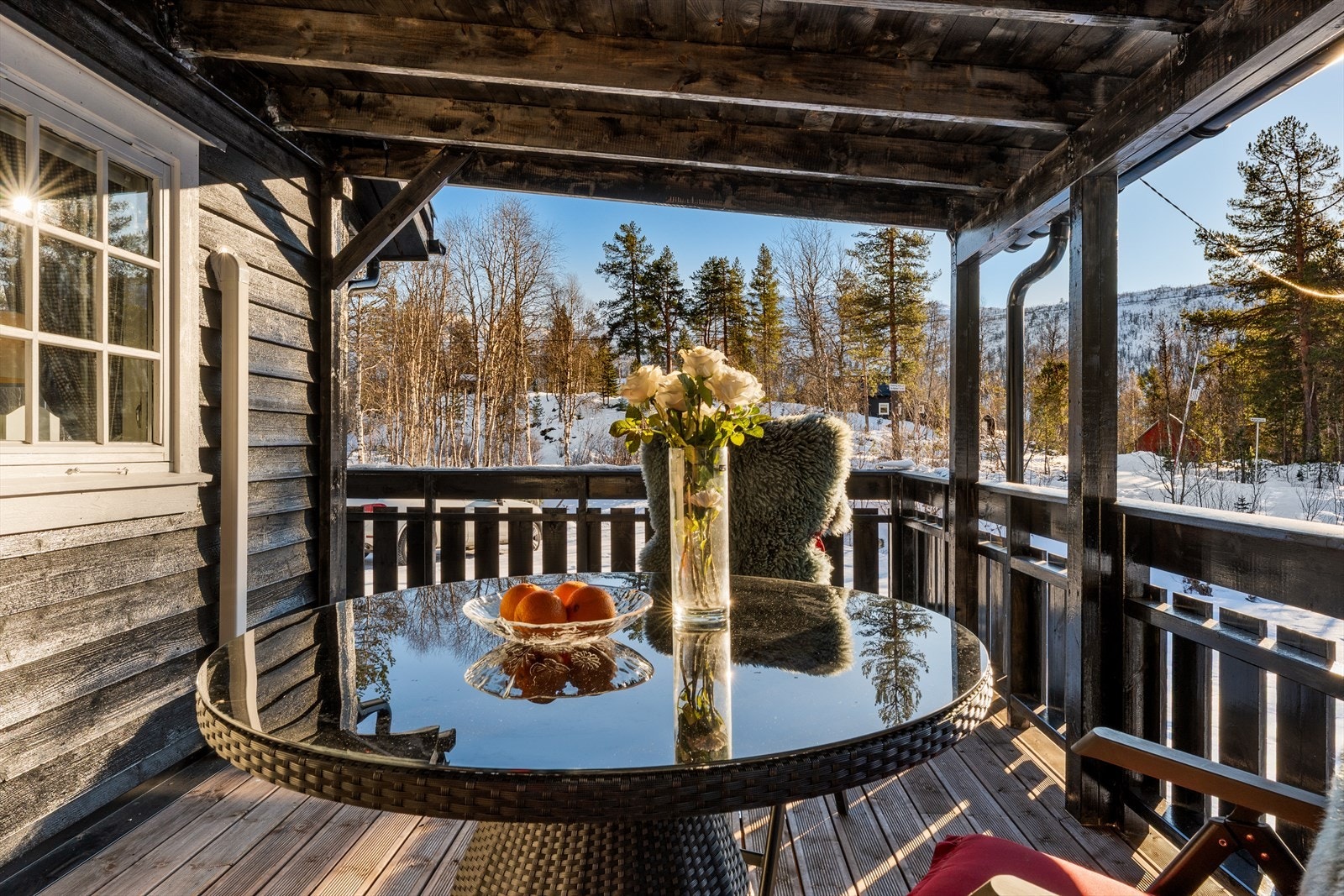 Perfekt for å nyte frisk fjelluft selv når været ikke spiller helt på lag Galleribilde