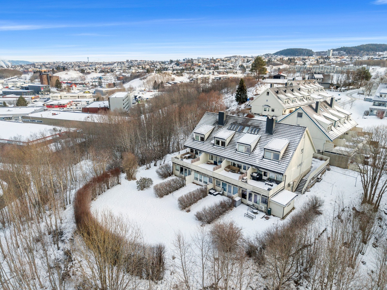 Dronebilde Nordslettvegen Galleribilde