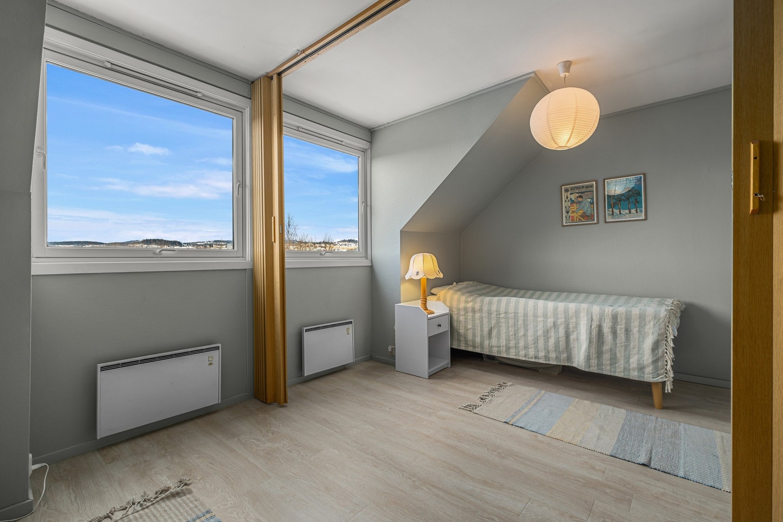 Soverommet/soverommene måler inn på totalt 17,5 kvm. Galleribilde