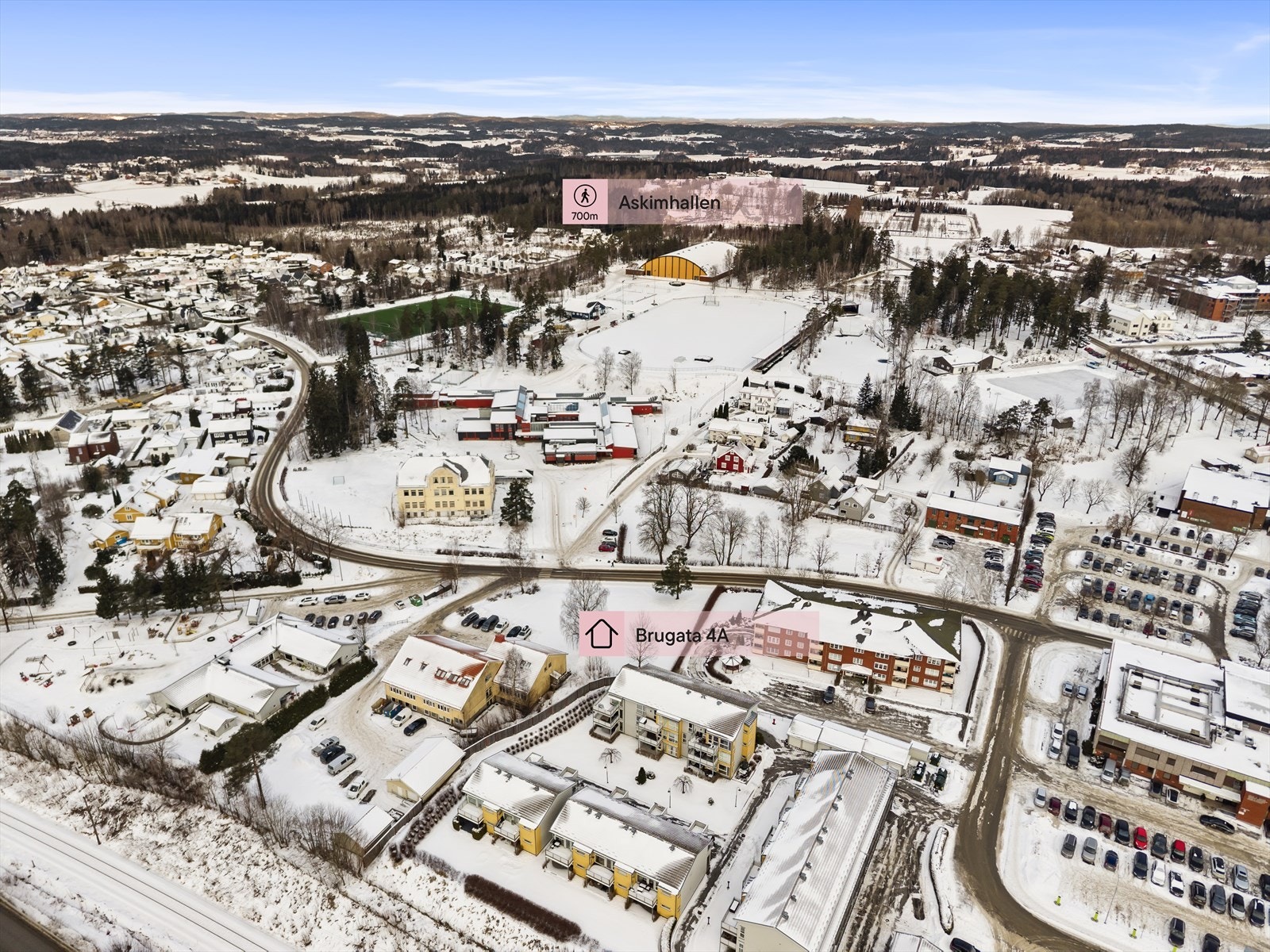 Dronefoto Galleribilde