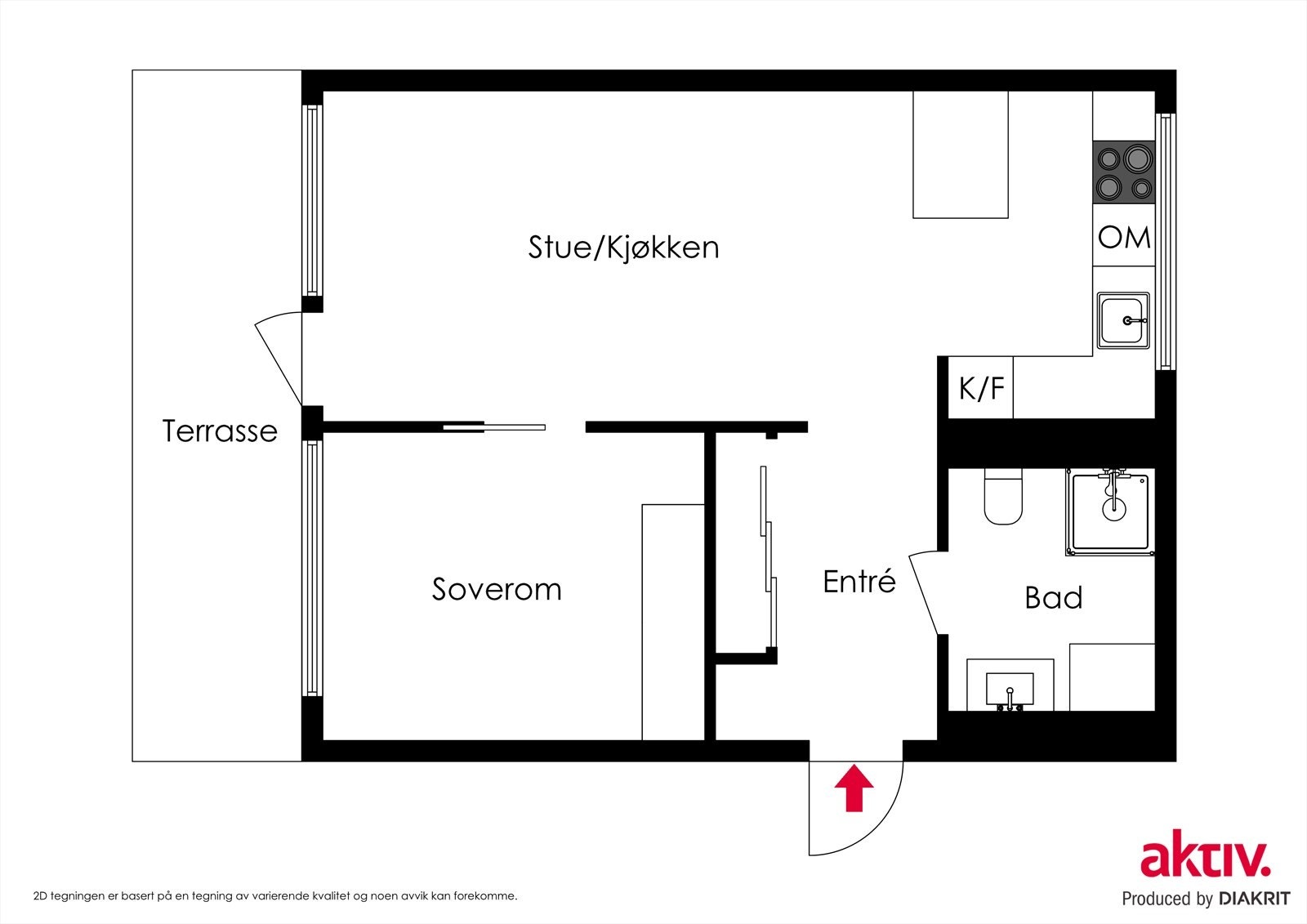 Plantegning Galleribilde