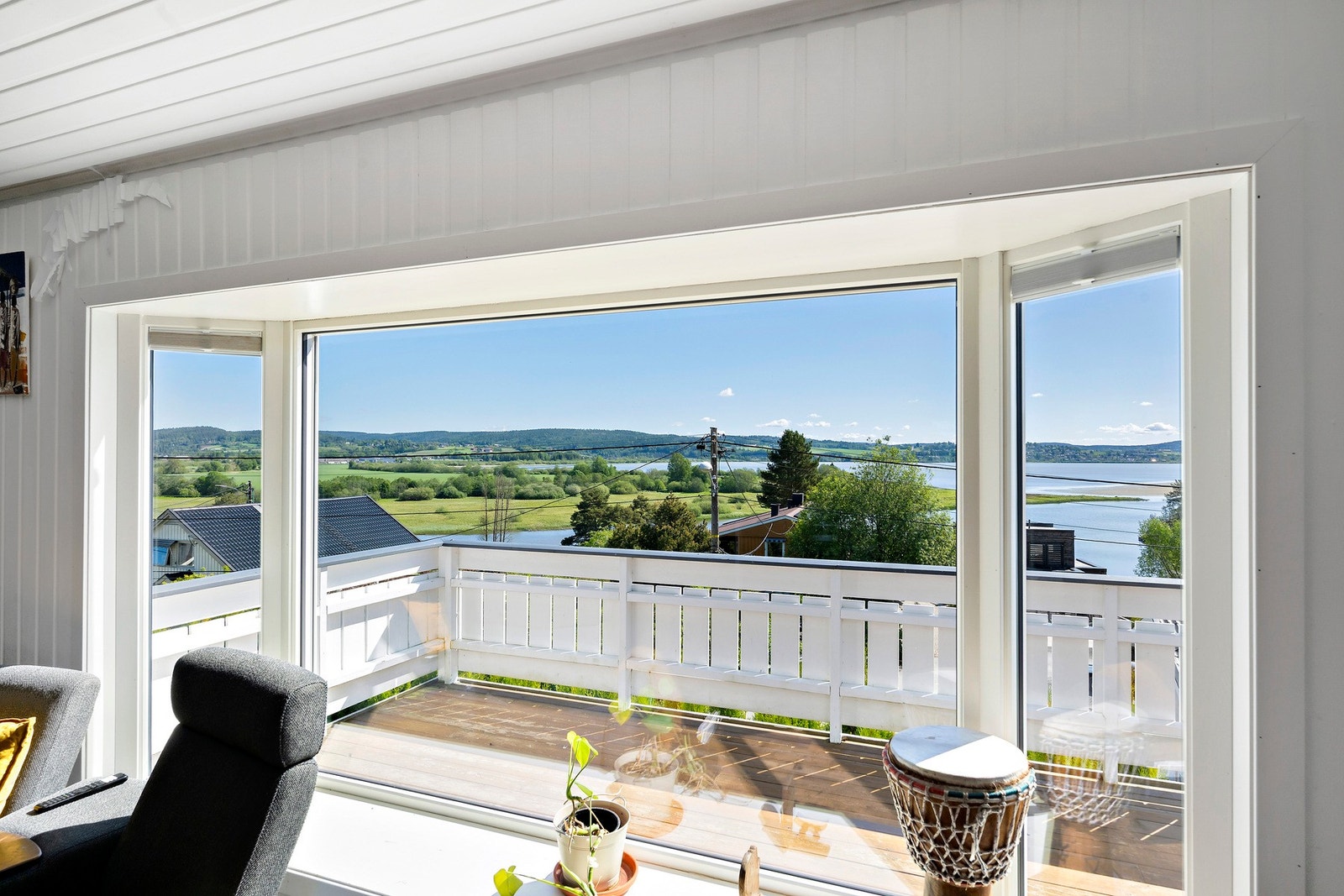 Her har du nydelig utsyn, og svært lite innsyn! Galleribilde