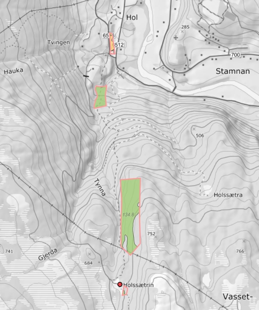Hentet ut fra gårdskart.no. Galleribilde