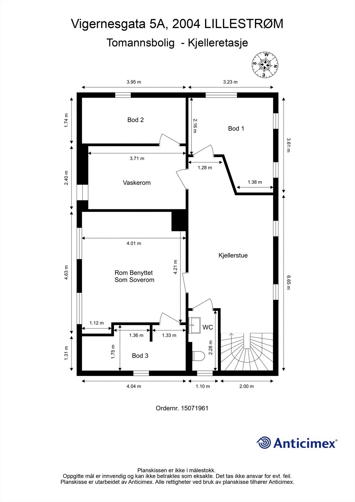 Plantegning-Kjelleretasje Galleribilde