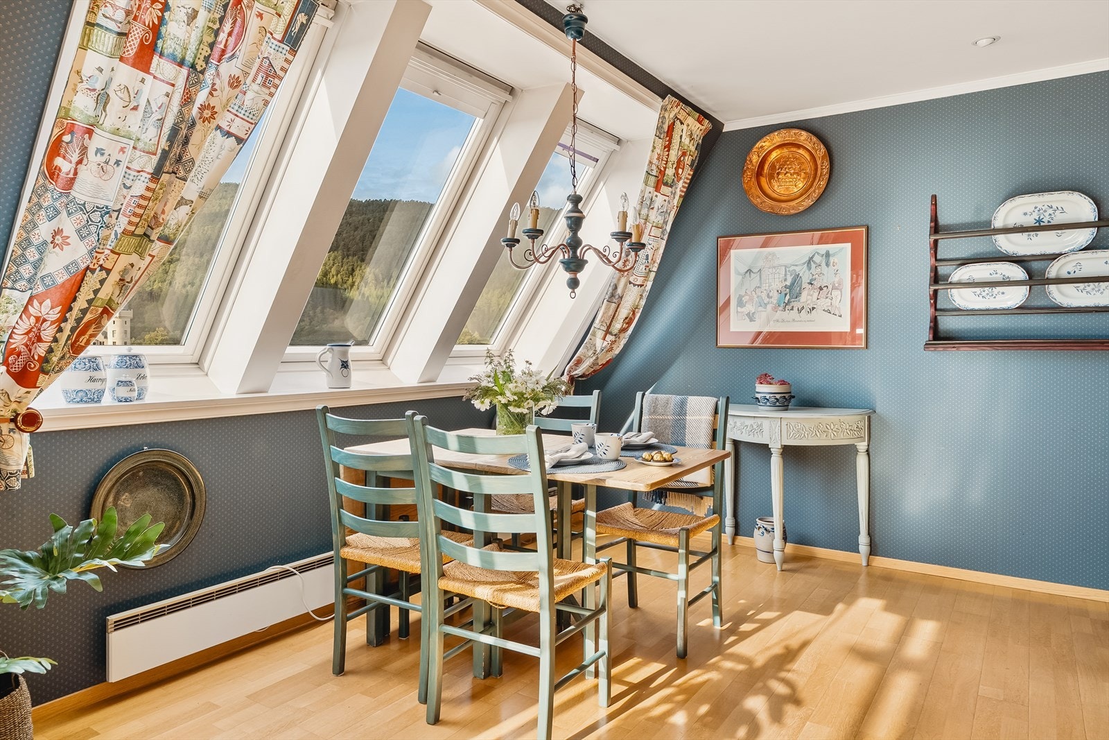 Her får man også et flott lys, og deler av den flotte utsikten. Galleribilde