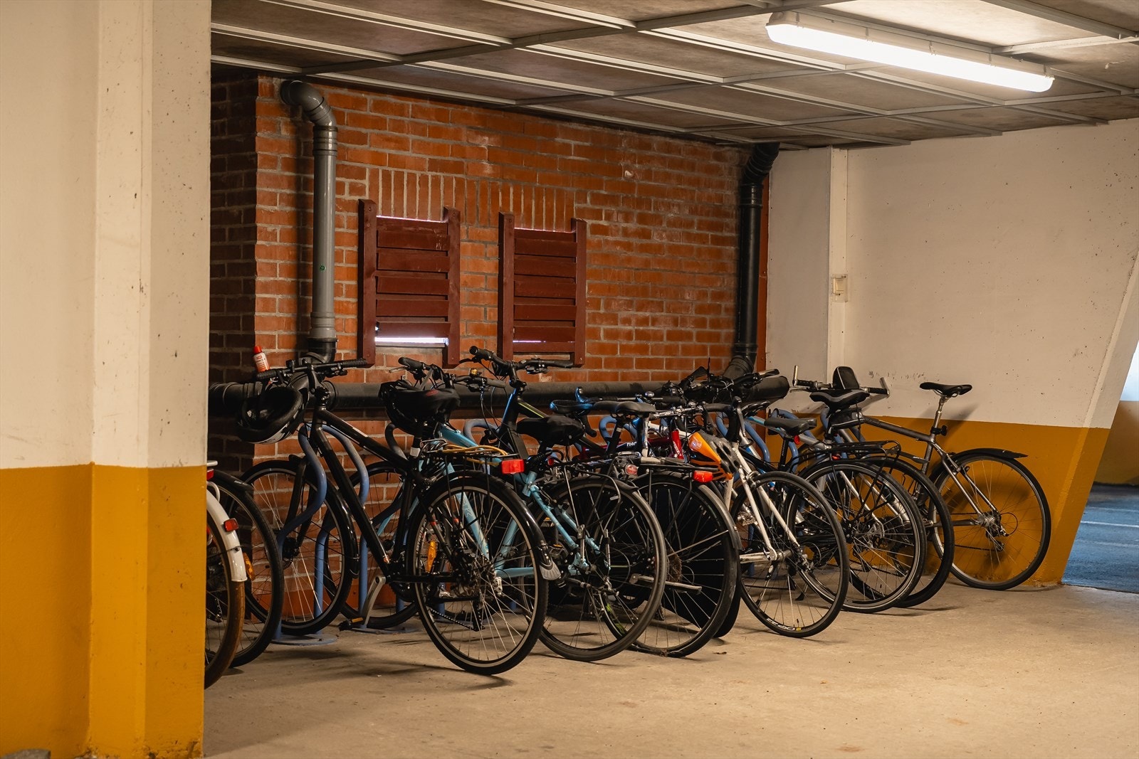 Her er det også sykkelparkering. Galleribilde