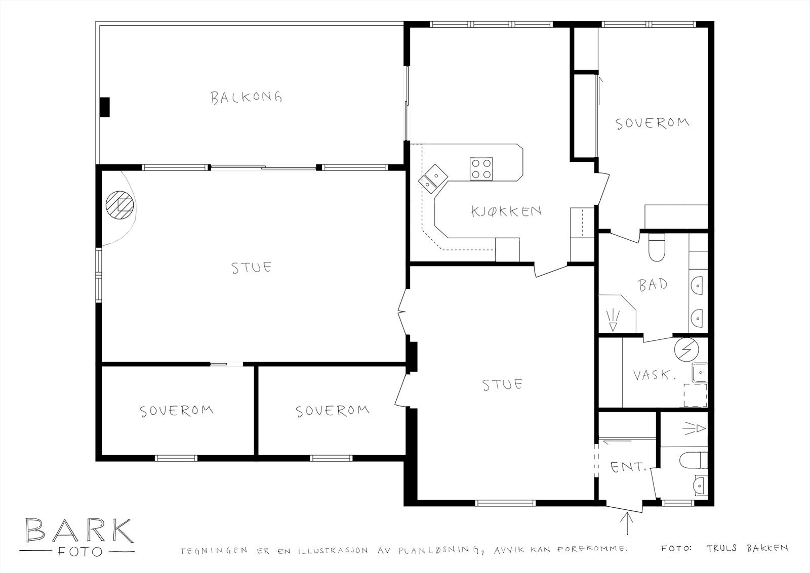 Plantegning. Galleribilde