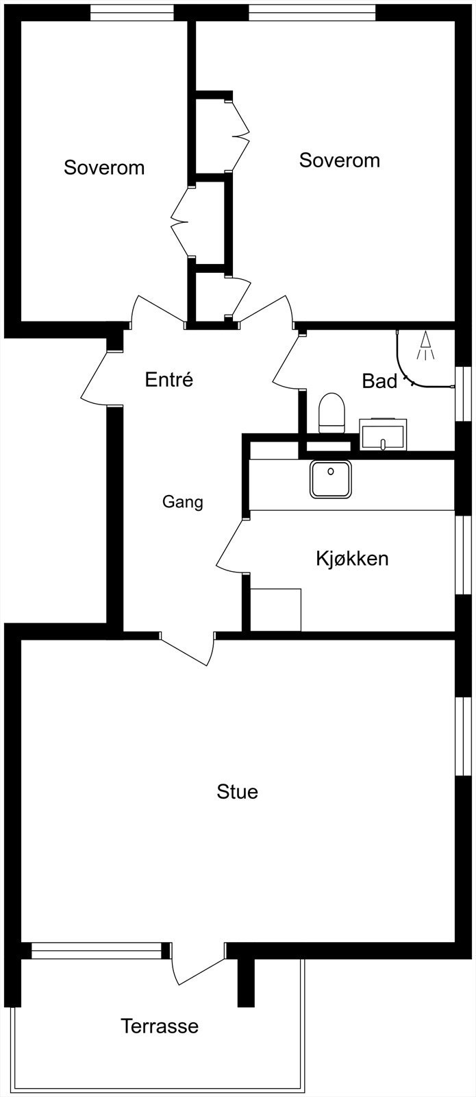 Plantegning. Galleribilde