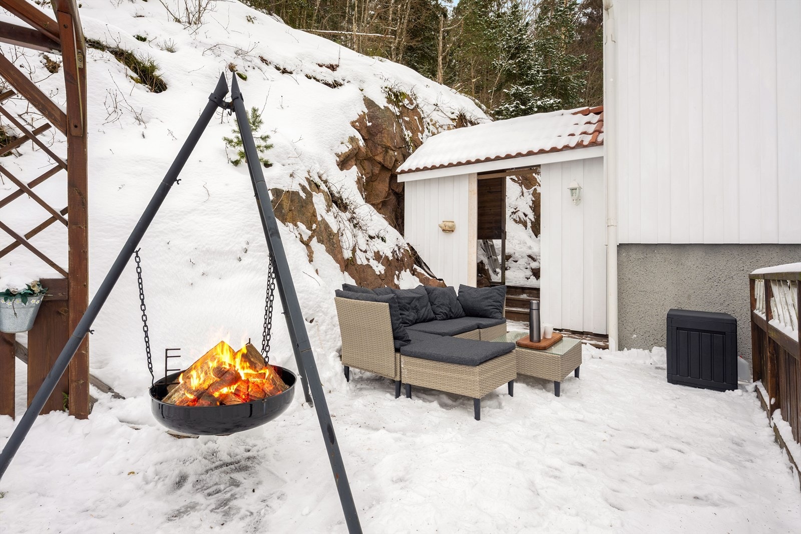 Hyggelige uteområder. Galleribilde