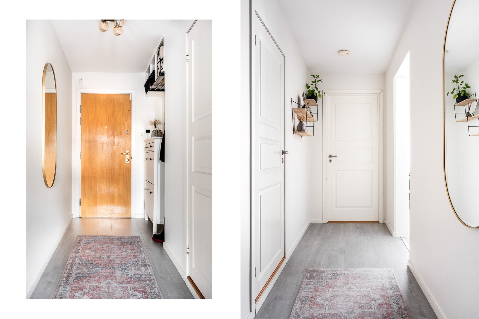 Åpen og praktisk entré med god plass til oppbevaring, et ryddig og velstelt førsteinntrykk. Galleribilde