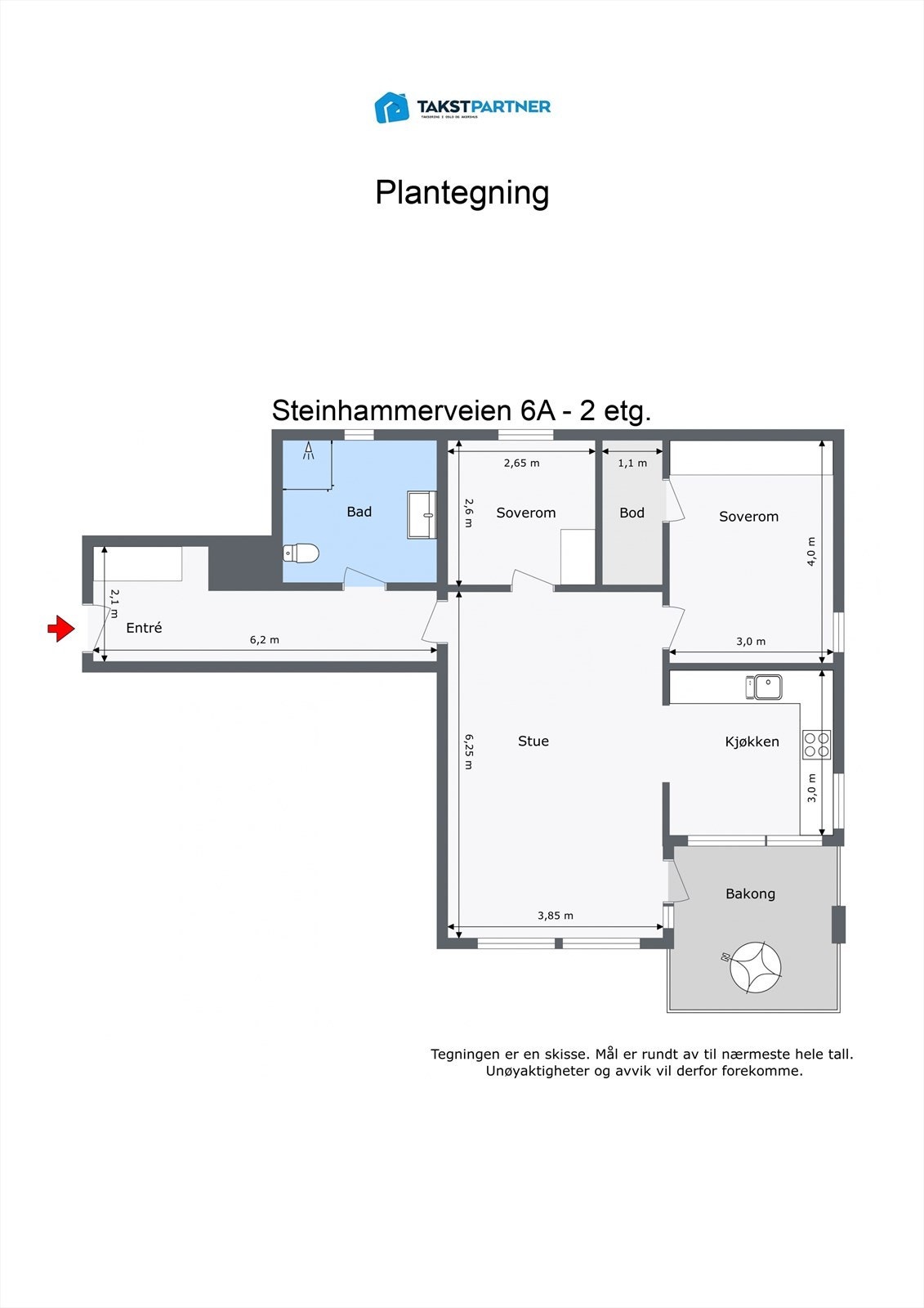 Plantegning Galleribilde