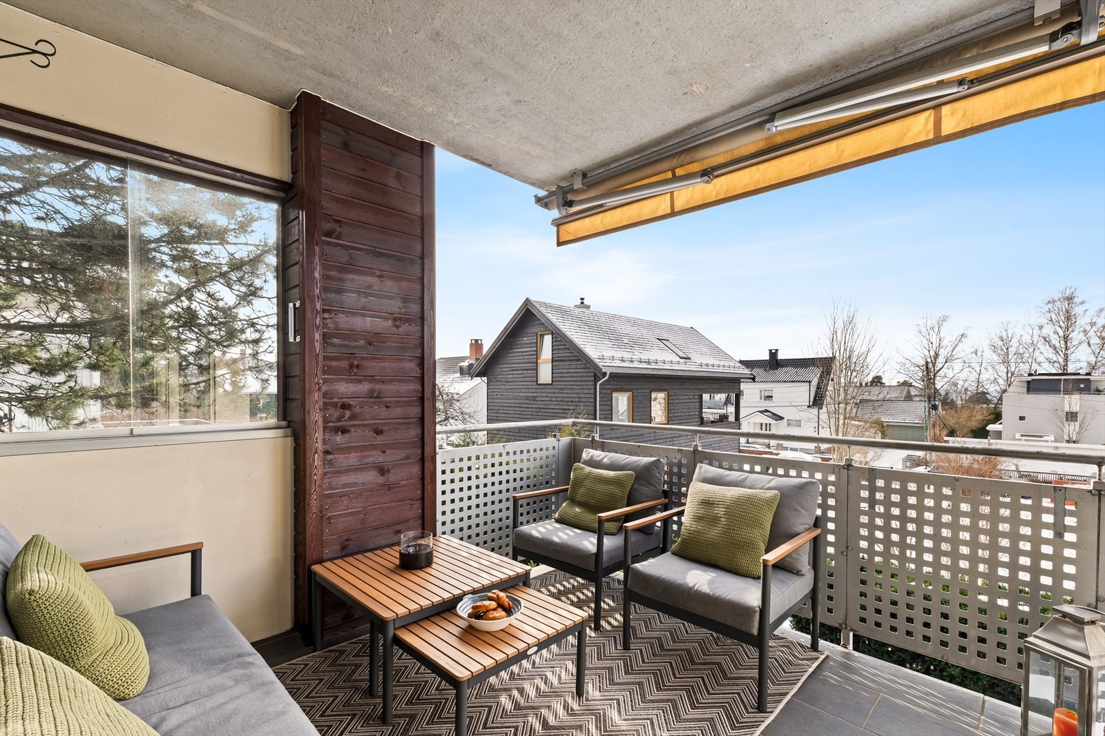 Et hyggelig uteområde som gir en forlengelse av stuen. Galleribilde