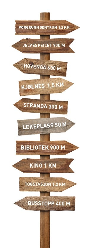 På Osebakken og Støperibakken er det kort vei til det aller meste! Galleribilde