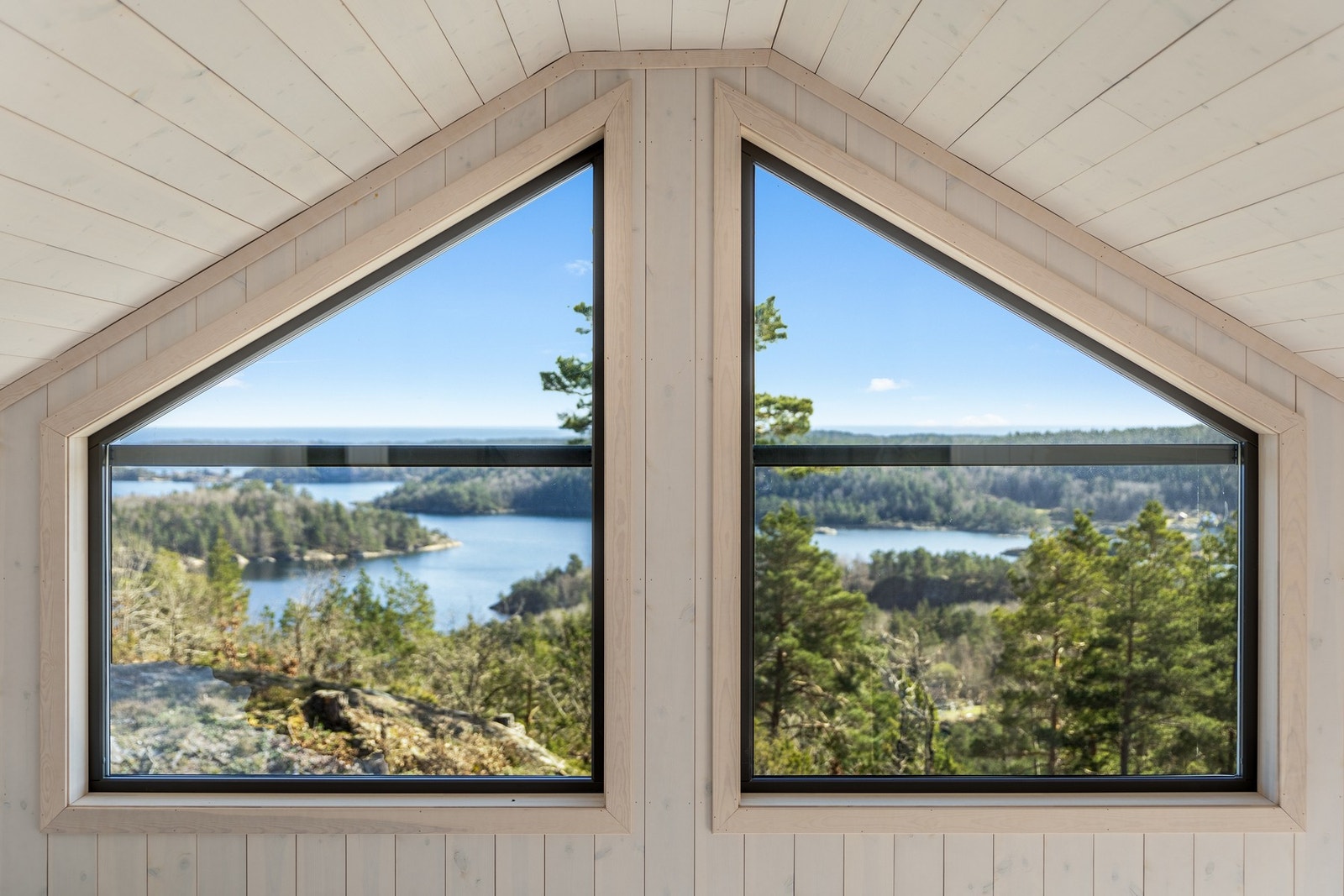 Utsikt fra hemsrommet.
Foto fra en Polar 110 i et annet hyttefelt. Galleribilde