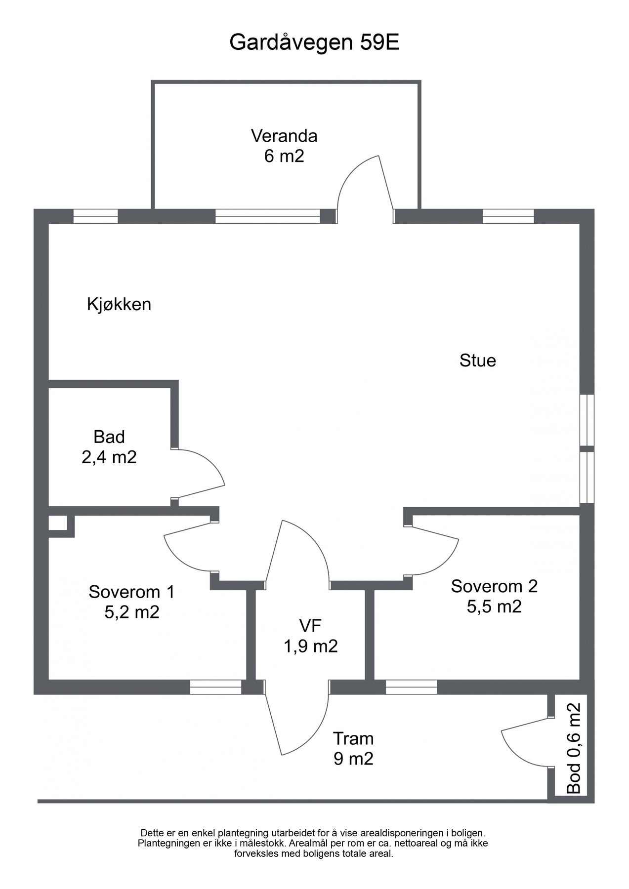 Planskisse. Galleribilde