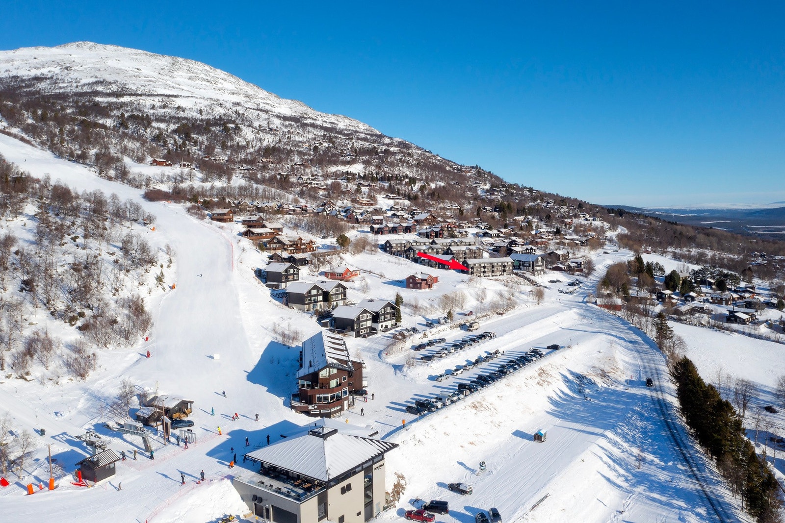 Kort distanse til skianlegg. Galleribilde