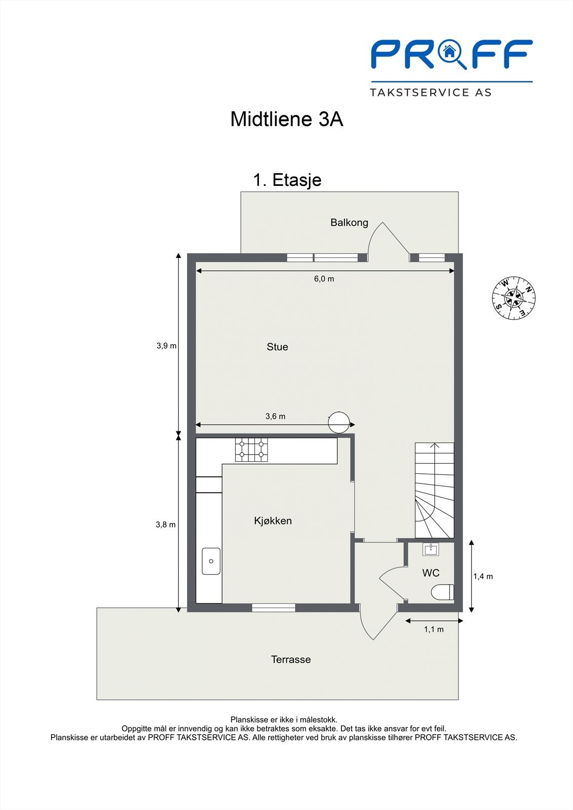 Plantegning første etasje. Galleribilde