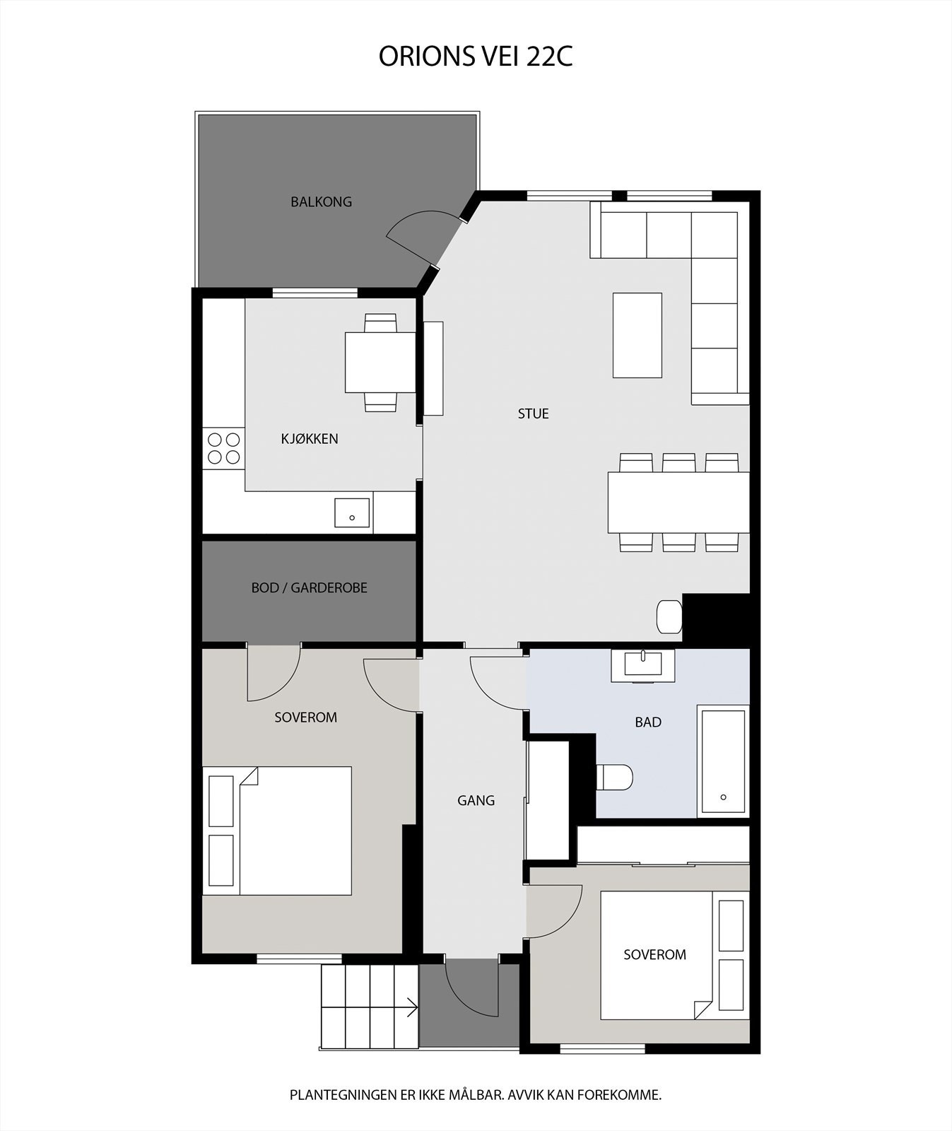 Plantegning Galleribilde