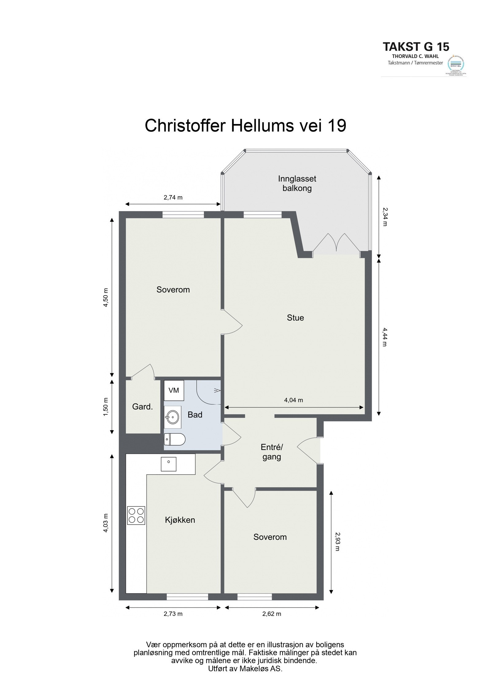 Gjennomgående leilighet med god planløsning, store vindusflater og 9 kvm innglasset balkong. Galleribilde