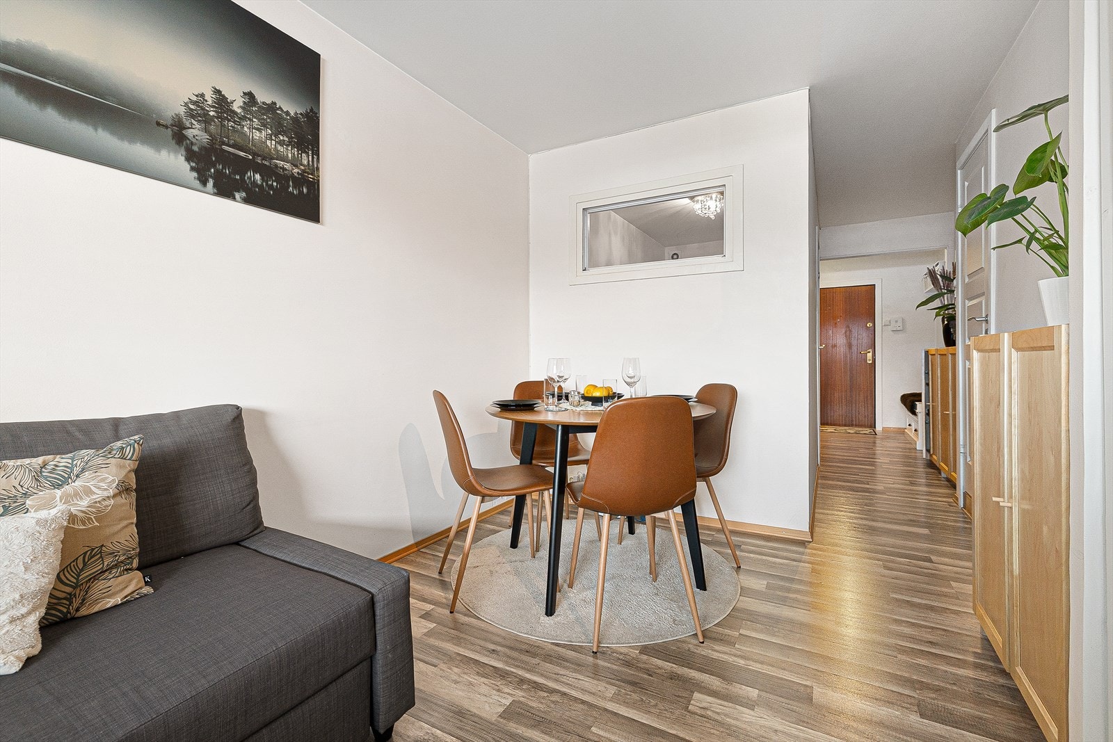 Her kan du invitere venner og familie til en hyggelig kveld. Galleribilde