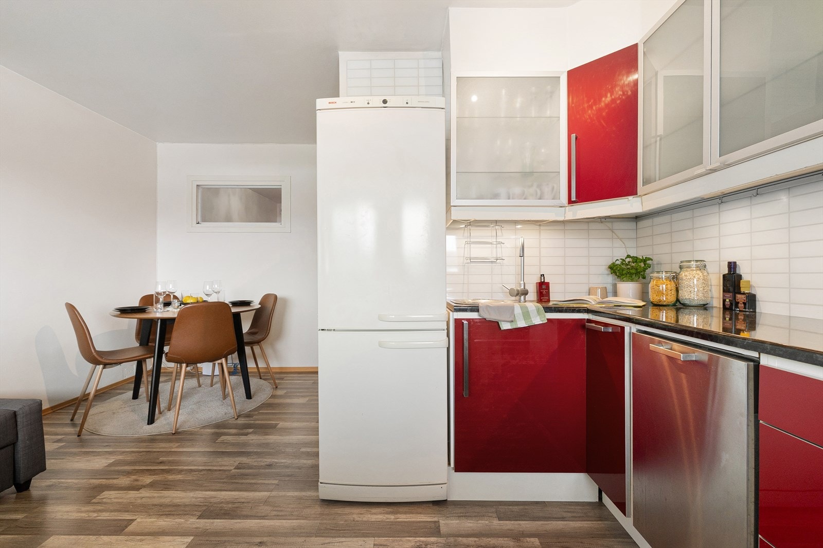 Her ligger alt til rette for å lage en god middag til familie og venner. Galleribilde