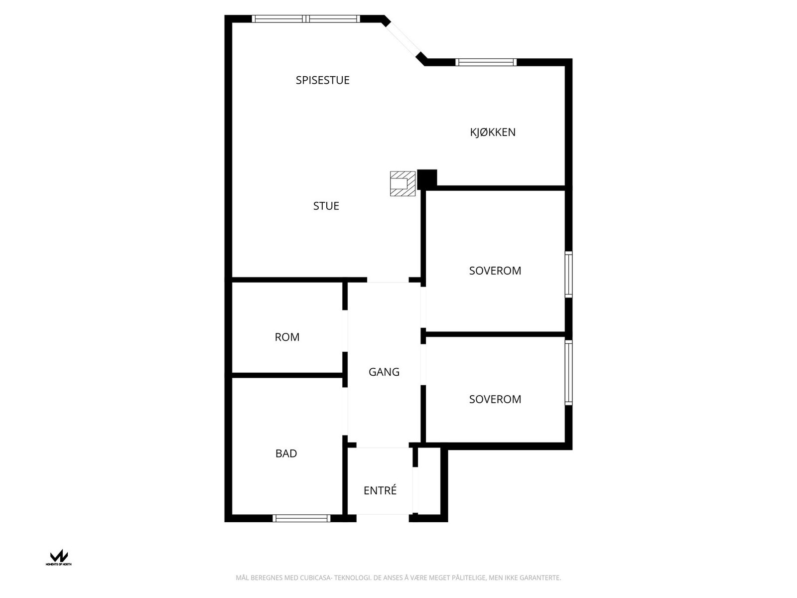 Plantegning Galleribilde