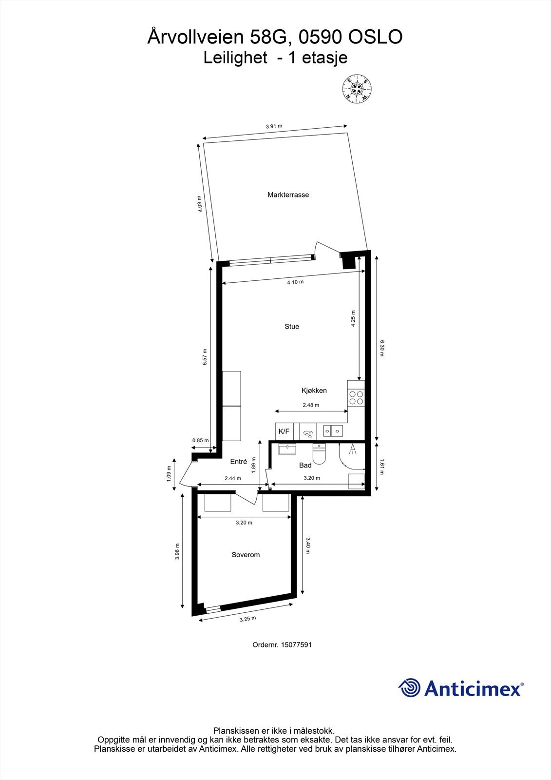 Planskisse Galleribilde