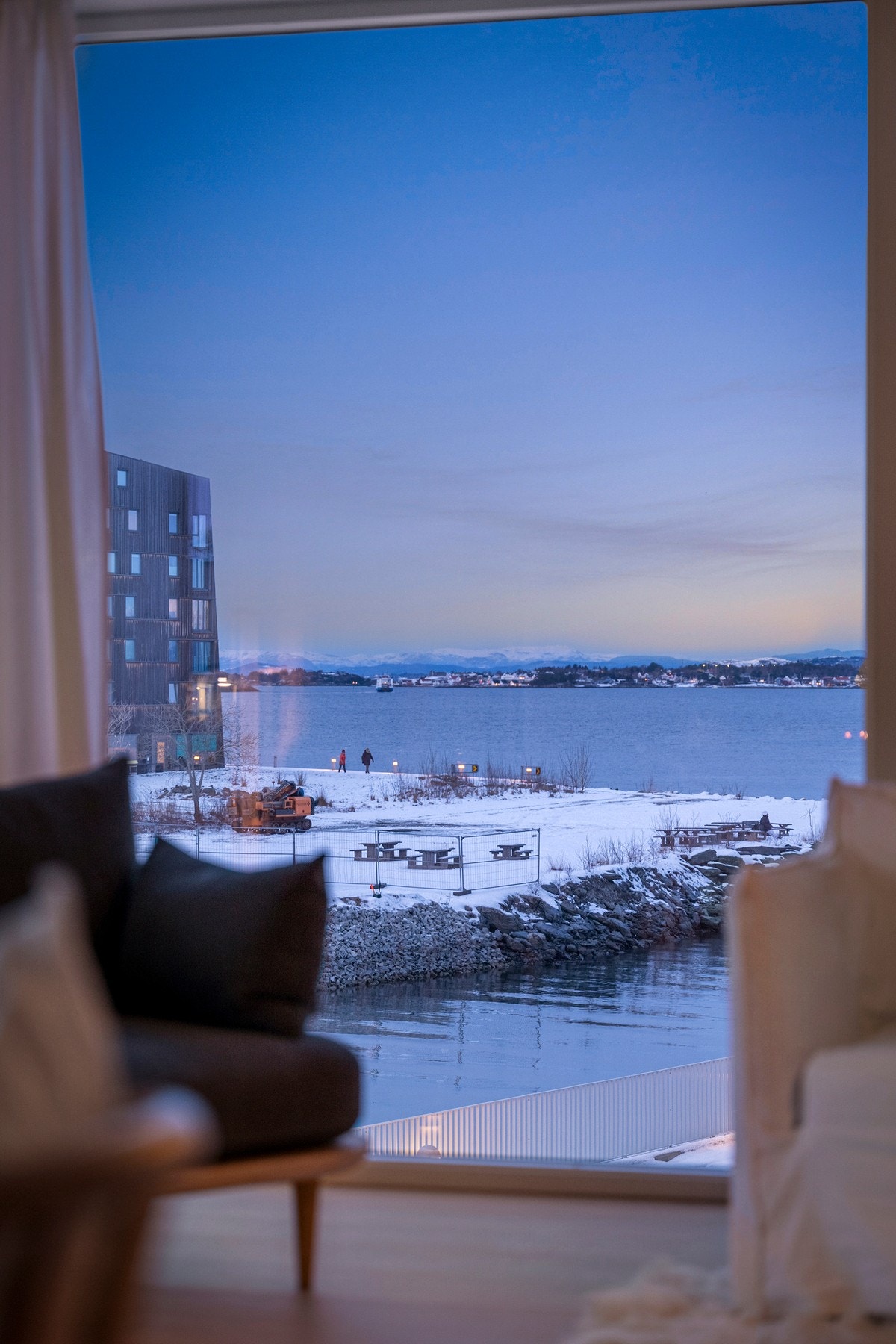 Leiligheten har en helt fantastisk sjøutsikt. Galleribilde