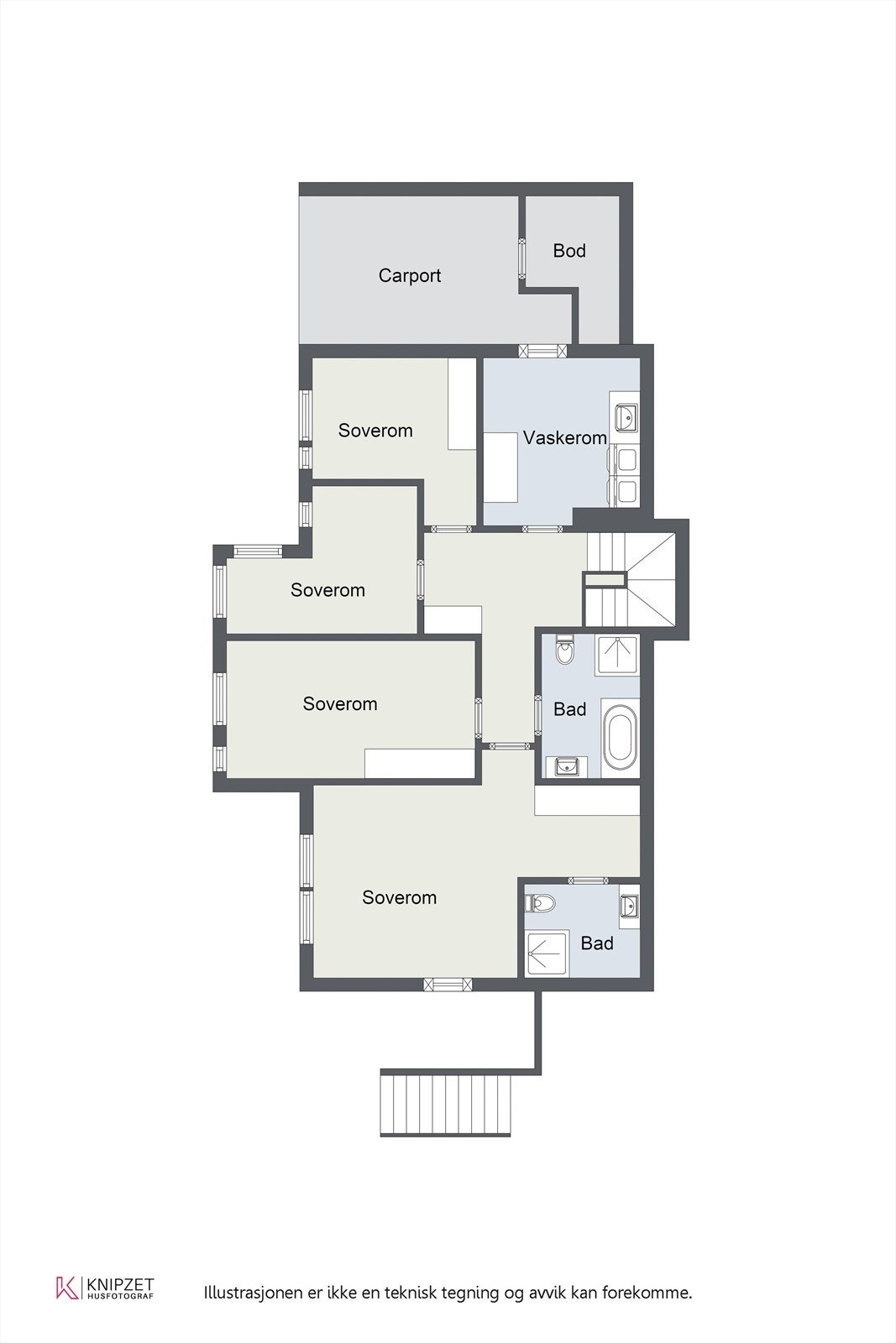 Plantegning Underetasje. Galleribilde