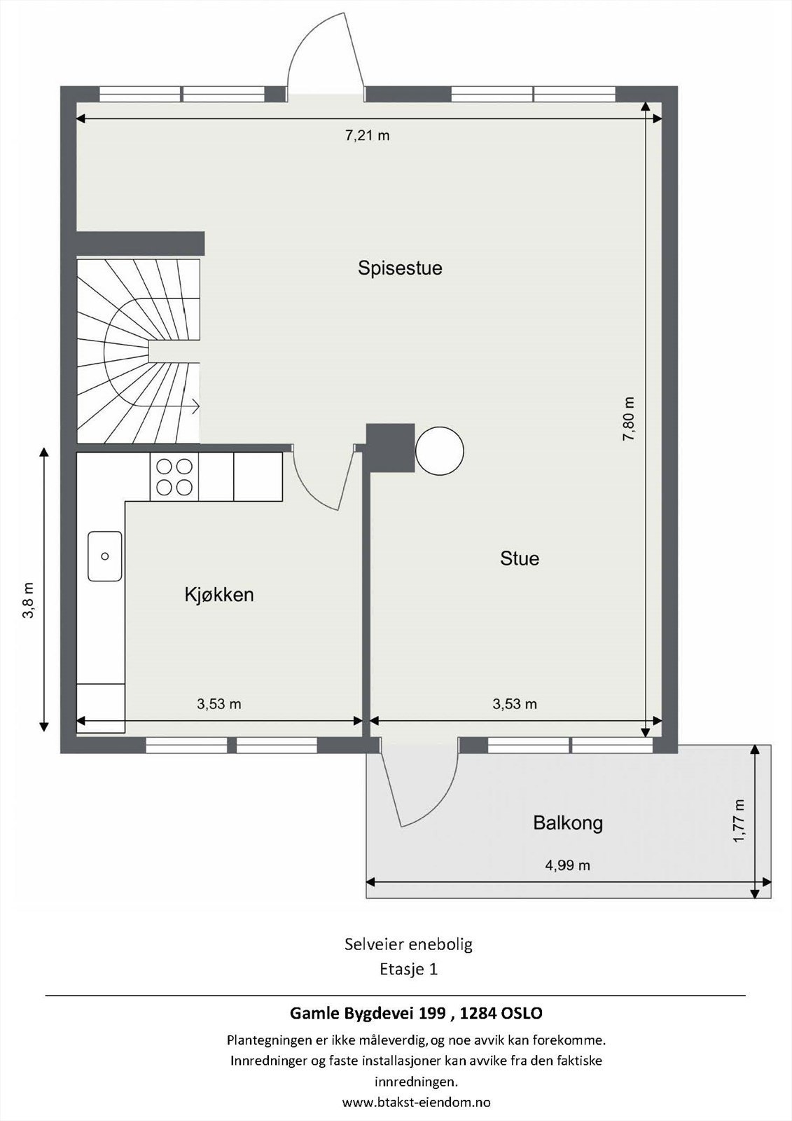 Plantegning 1.etasje. Galleribilde