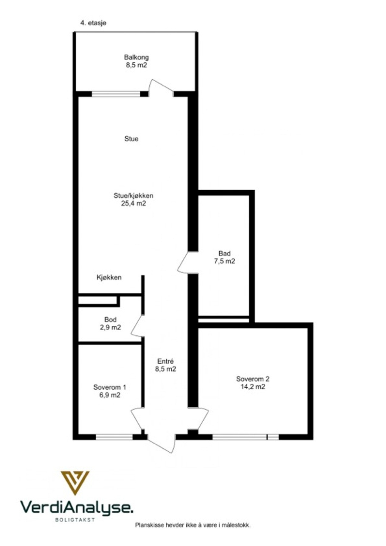 Ta en titt på planskissen og gjør deg kjent med romfordelingen! Skulle ikke visningstidspunkt passe? Ta kontakt på 400 84 956, så finner vi en løsning. Galleribilde