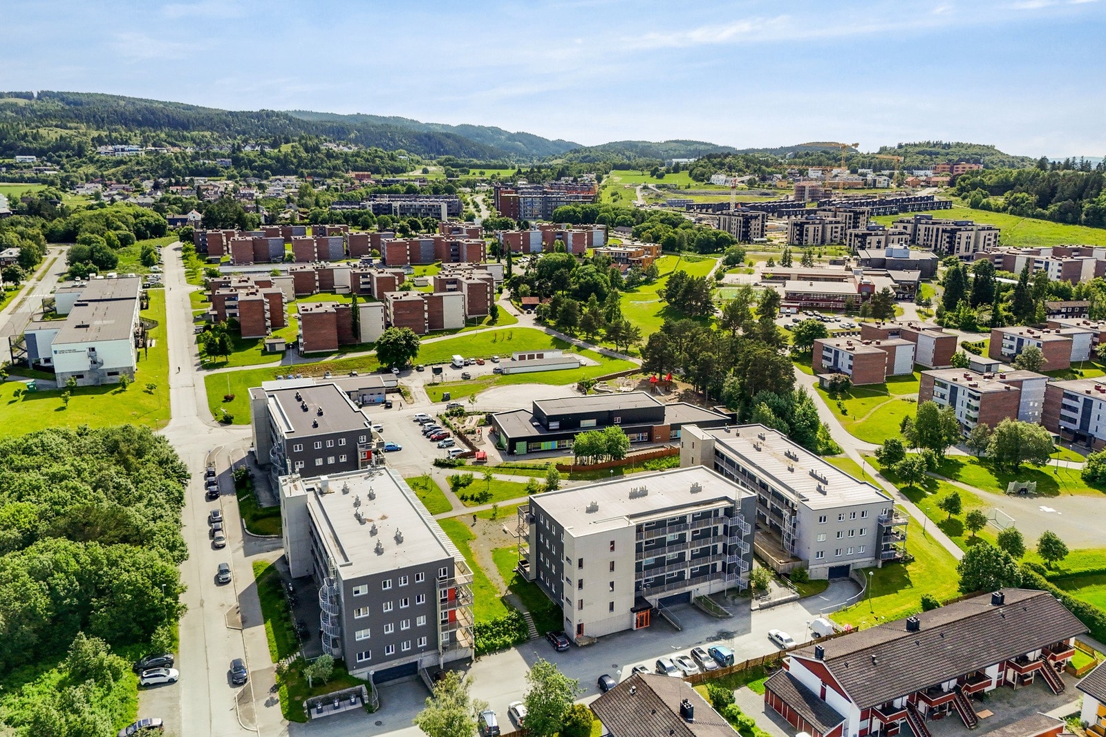 Boligen har fått energiklassifisering "Grønn B", noe som gir mulighet for grønt boliglån. Galleribilde