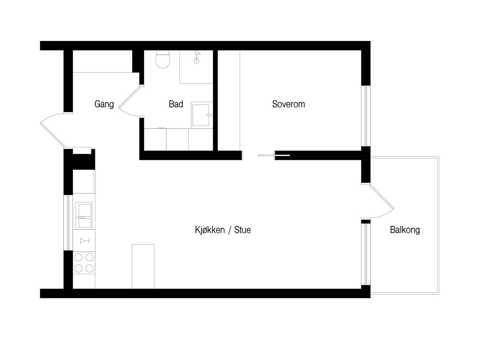 Plantegning. Galleribilde