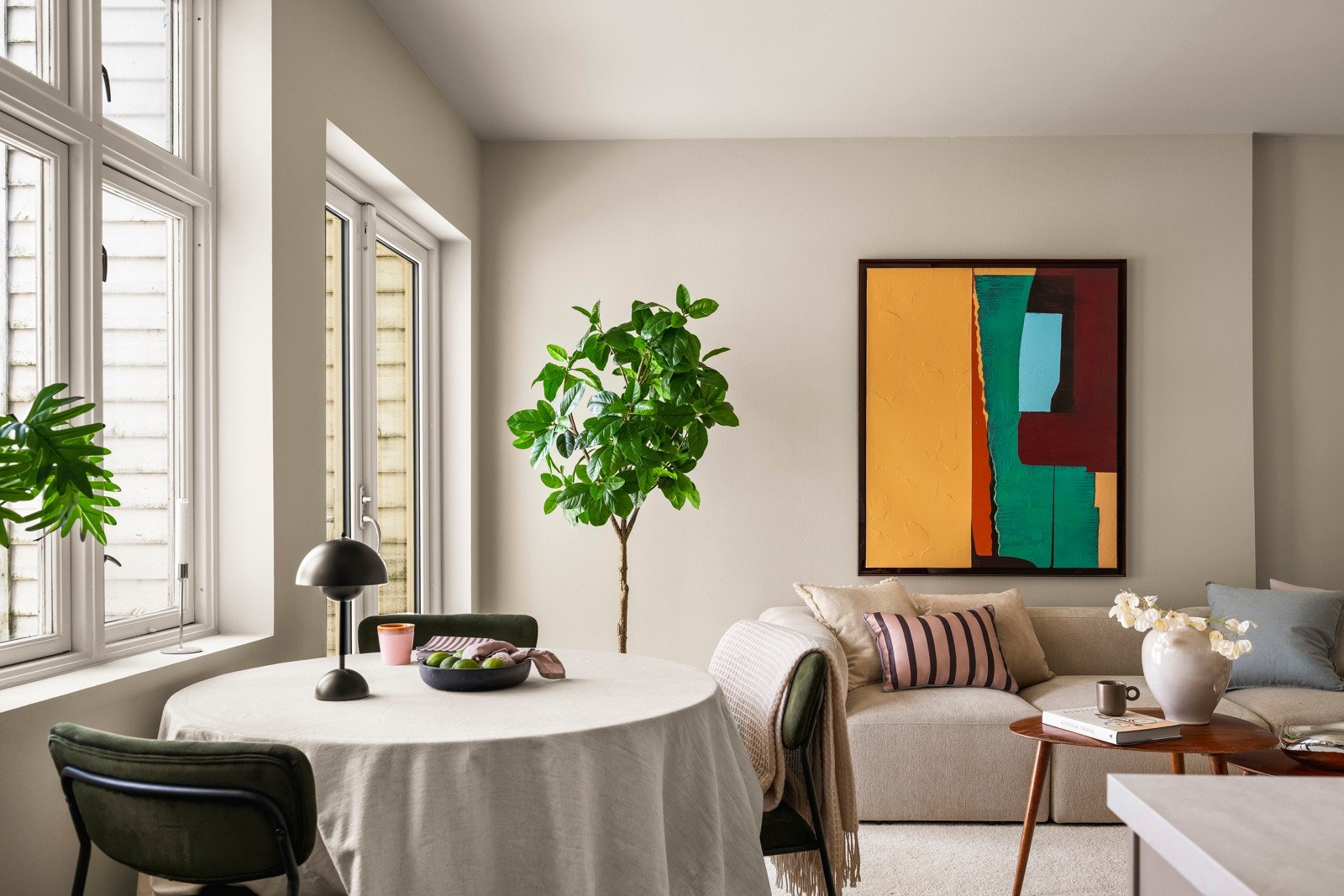 Slette overflater og pent gulv Galleribilde