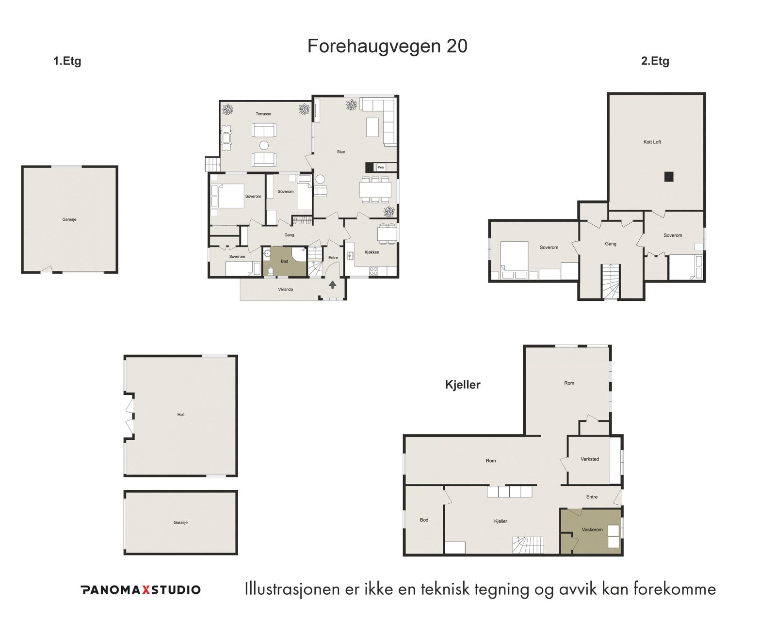 Plantegning. Galleribilde