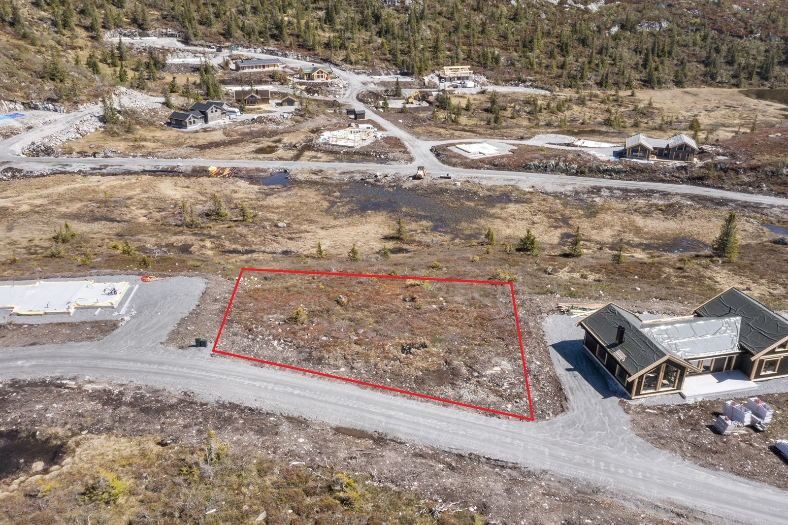 Illustrert tomtegrense er ment som en pekepinn, ikke nøyaktig plassert. Galleribilde