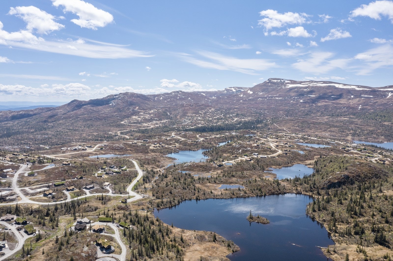 Oversiktsbilde over det fantastiske hytteområdet! Galleribilde