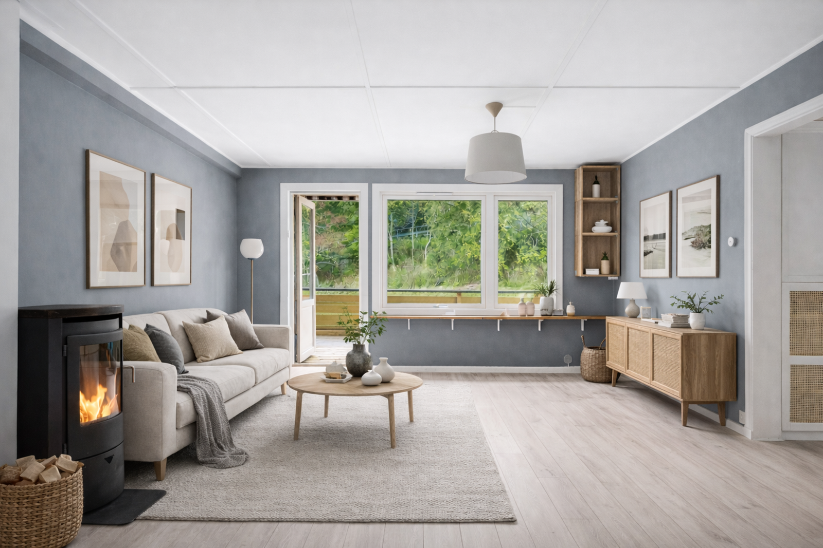 Dette er en lekker 4-roms leilighet beliggende sentralt i Sandvika!
Bildet er redigert med bruk av KI. Galleribilde