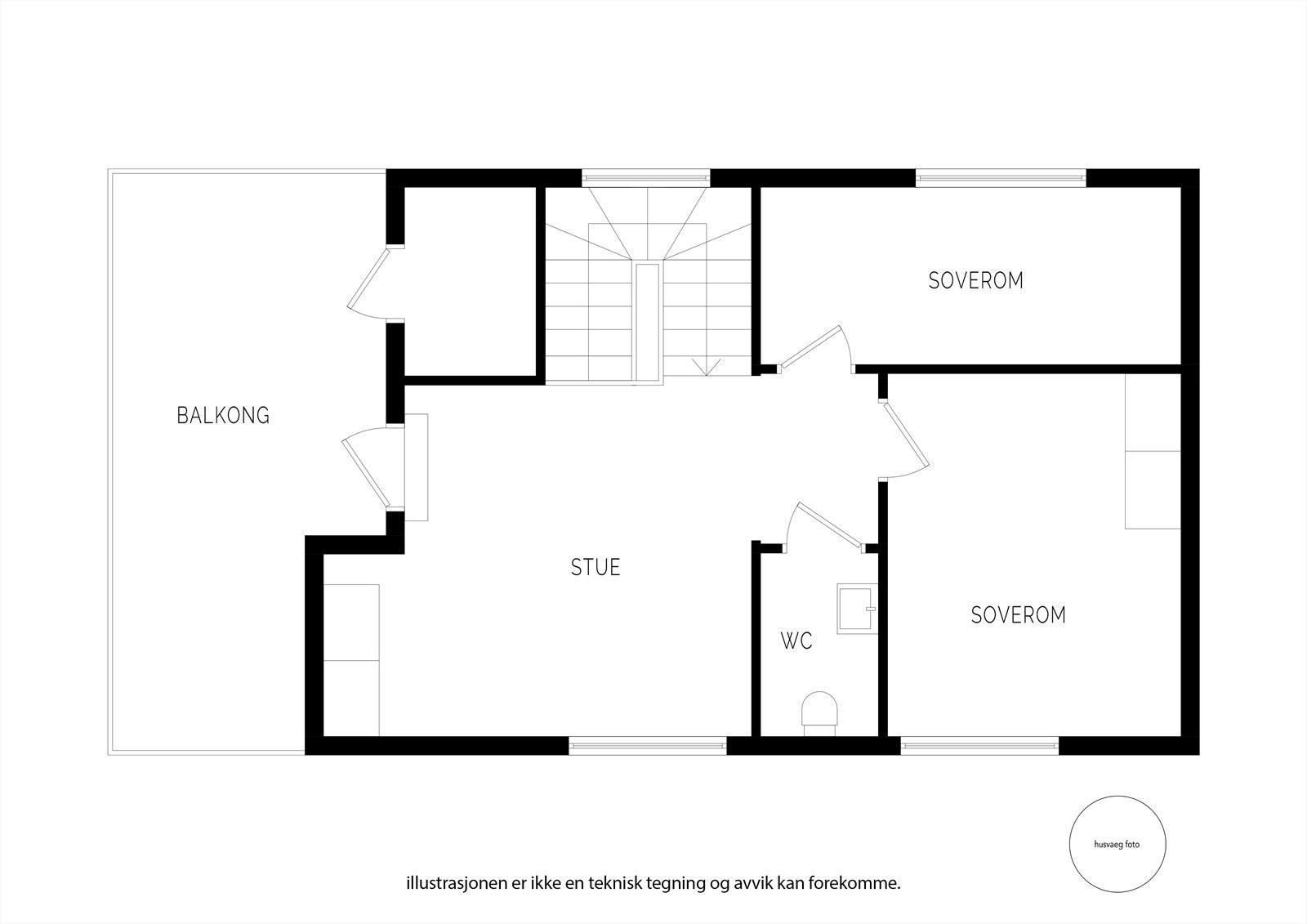 Plantegning 2. etasje. Galleribilde