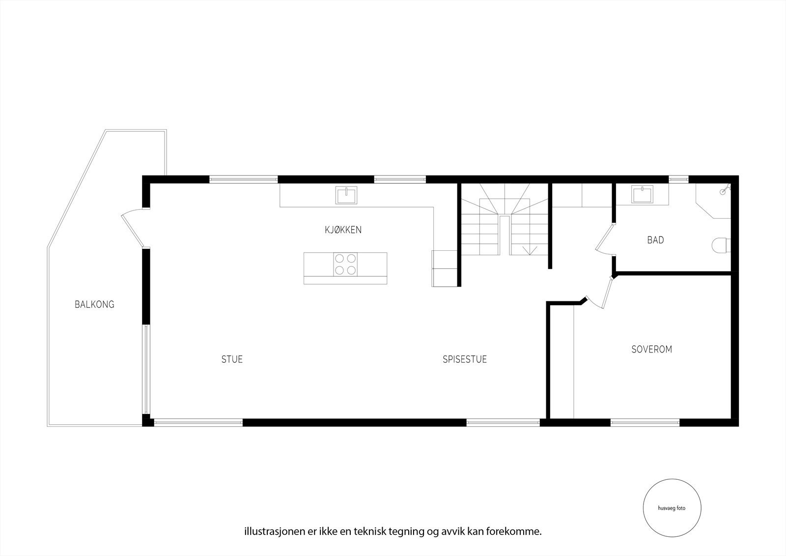 Plantegning 1. etasje. Galleribilde