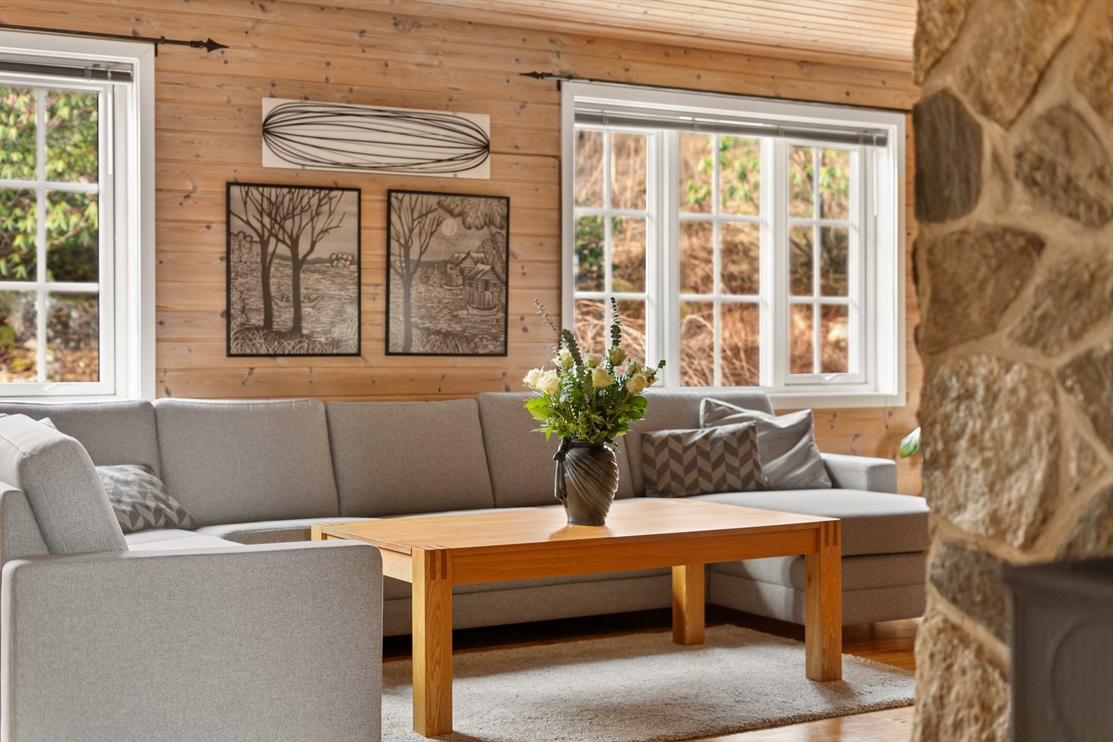 Koselig og lun stue å sitte i. Galleribilde