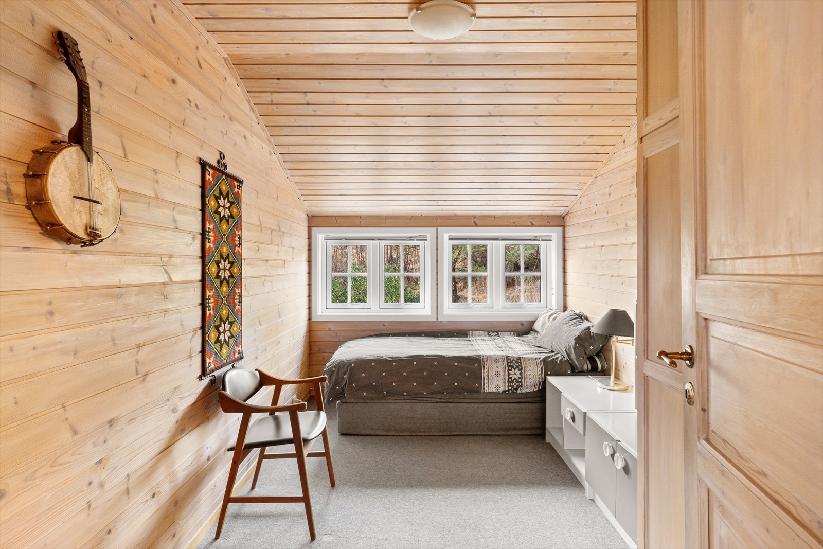 Soverom 3. (ikke byggemeldt). På de opprinnelige tegningene så var dette inntegnet som en del av badet. Galleribilde